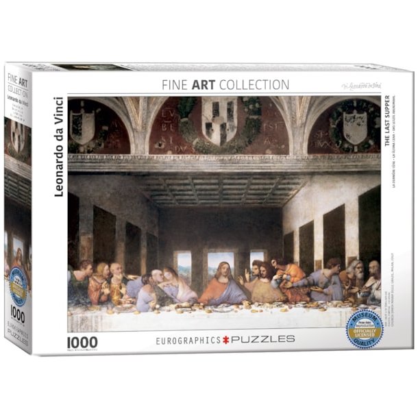 Eurographics The Last Supper af Leonardo da Vinci 1000-brikker