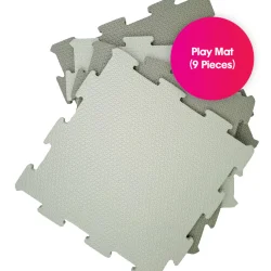 Legemtte Boho Chic - 150x150 cm Skumbrikker +0M