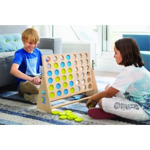 Fire p Stribe, ekstra stort, tr