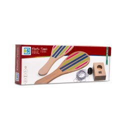 Bat spil, med bold i elastik