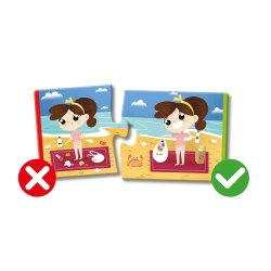 Pas p vores planet, 2 brikkers sekvens puslespil