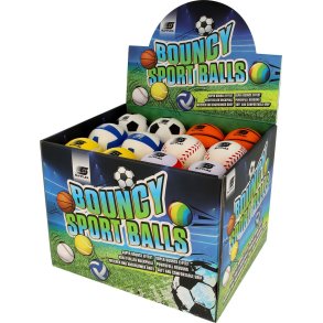 Sunflex Bouncy Sportball Display  36 stk. sjove og holdbare skumbolde