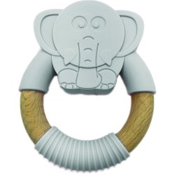 Bidering &amp; Halskde - silikone, lys gr