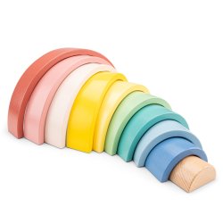 Tr Regnbue Stabler &#150; Leg &amp; lring 10-stk. St