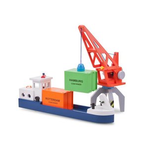 Containerskib, Kran, Lastbiler